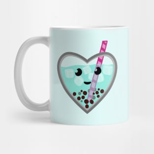 Blue Bubble Tea Love Mug